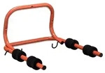 Relaxdays Fahrrad Wandhalterung, 2 R&auml;der, bis 30kg, klappbar, HBT 28 x 47,5 x 51 cm,