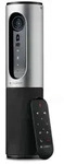 Logitech ConferenceCam Connect, Webcam, IR Wireless, Drucktasten, Schwarz, Silber -