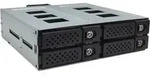 JOUJYE JJ-N-49SS-T Backplane fuer 4 x 6,4 cm 2.5Zoll SATA/SAS HDD/SSD bis zu 12Gbps