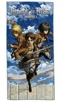 Attack on Titan Handtuch Eren, Mikasa & Armin 150 x 75 cm
