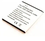 Akku passend f&uuml;r ZTE Blade A521, Li-Ion, 3,85V, 2350mAh, 9,0Wh, built-in, ohne