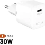 FIXED Mini GaN mit USB-C-Ausgang und PD-Unterst&uuml;tzung 30W wei&szlig; - Wei&szlig;