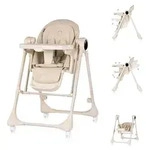 Chipolino Hochstuhl Master Class 2 in 1 elektrisch Babyschaukel Fernbedienung beige -