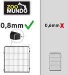 zoomundo Welpenauslauf / Freilaufgehege 8-Eck - XL
