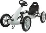 HyperMotion Kinder-Gokart mit verstellbarem Sitz und Handbremse &ndash; ab 5 Jahren, Grau