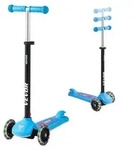 VEVOR Scooter (3 R&auml;der) ab 3 Jahren, Cityroller Kinderroller mit leuchtenden R&auml;dern
