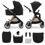2-in-1-Kinderwagen Kinderkraft VESTO 2 mit Babywanne, wendbarem Sportsitz, Falten mit