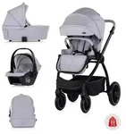 Chipolino Kombikinderwagen 3 in 1 Prestige Babywanne Rucksack i-Size Babyschale