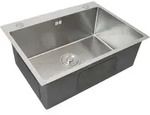 KuKoo K&uuml;chensp&uuml;le Edelstahl Einbausp&uuml;le 60x45 cm, 1 mm St&auml;rke, Satin-Finish -