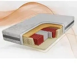 MKS MEBLE Multipocket-Matratze 7 H&auml;rtegrade RINALI, Matratze mit Latexschicht 3 cm,