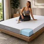 ARENSBERGER LINA, Gelschaum Matratze 90x190 cm &ndash; 11 cm NANOCELL&reg; Gel-Schaum &ndash; H3