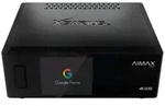 Xsarius AIMAX OTT BT 4K UHD LCD AndroidTV 8.0 Player H.265 WLAN Schwarz - Blau