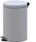 M&uuml;lleimer mit Fu&szlig;pedal und Deckel, wei&szlig;, 12 Liter Fassungsverm&ouml;gen f&uuml;r