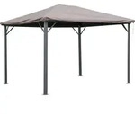 Schutzh&uuml;lle Wasserdicht 3x3,6m f&uuml;r Stoff und Hardtop Pavillon Ersatzdach Abdeckung