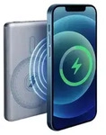 Grundig Kabellose Powerbank 5000mAh - Power Bank Mini 15W Geeignet f&uuml;r Magsafe