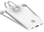 Beafon Carbon 10, 10000 mAh, Lithium Polymer (LiPo), Wei&szlig; - Wei&szlig;