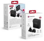 FORCELL F-ENERGY multifunctional charger 45W 6in1 with USB A and USB C sockets, power