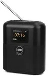 Tragbares DAB+/UKW Radio mit Bluetooth Akku Doppel Wecker, 60 Presets - August MB330