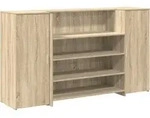vidaXL Empfangstheke Sonoma-Eiche 180x50x103,5 cm Holzwerkstoff - Braun