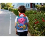 Kinder Rucksack Kindergartenrucksack mit Hauptfach - Blau