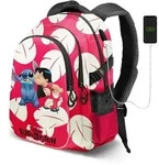 Karactermania - Plecak Adaptacyjny Disney Stitch Kiss 44cm Premium - Rot