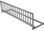 Safetots Extra Breiter Holzbettschutz, 140cm x 38cm , Grau - Grau