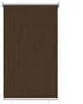 vidaXL Au&szlig;enrollo 90% UV-Block Braun 60 x 140 cm HDPE - Braun