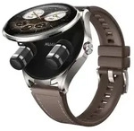 Huawei WATCH Buds 2 Libra-B19L Brown Leather Composite strap - Silber