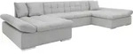 MIRJAN24 Ecksofa Alia Premium mit Regulierbare Armlehnen, U-Form Schlafsofa vom
