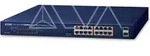 PLANET GSW-1820HP, Unmanaged, Gigabit Ethernet (10/100/1000), Vollduplex, Power over