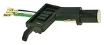 Analogis Headshell HS-20, 44mm, 3g, mit Kabel, schwarz - Schwarz
