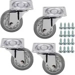SOTECH M&ouml;belrolle ULM &Oslash; 50 mm transparent (4 St&uuml;ck)
