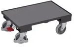 VARIOfit Euro-System-Roller mit EasySTOP und Rand 605x410mm RAL 7016 Anthrazitgrau