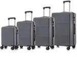 Suitcase Set, Rollkoffer Handgep&auml;ck, Kofferset, mit 4 Rollen 360&deg;, Hartschalenreise