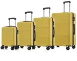 Suitcase Set, Rollkoffer Handgep&auml;ck, Kofferset, mit 4 Rollen 360&deg;, Hartschalenreise
