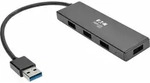 Tripp Lite U360-004-SLIM Ultraflache tragbare USB 3.x (5 Gbps) Nabe mit 4 Ports, USB