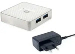 Conceptronic HUBBIES03W, USB 3.2 Gen 1 (3.1 Gen 1) Micro-B, USB 3.2 Gen 1 (3.1 Gen 1)
