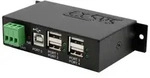 Exsys Ex 1163HMS - Hub - 15 KV ESD protection, metal