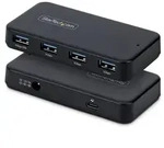 StarTech.com 4-Port USB-A Hub, 5Gbps, Eigenstromversorgung, 2-in-1 USB-C & USB-A
