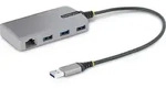 StarTech.com 3 Port USB Hub mit Ethernet - 3x USB-A 5Gbit/s - USB 3.0 Gigabit