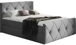 MIRJAN24 Boxspringbett Crystal Lux, Stilvoll Doppelbett, Bett mit zwei Bettk&auml;sten,