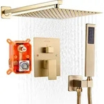 VEVOR Duscharmatur Regenduschsystem f&uuml;rs Badezimmer Duschsystem mit 254 mm