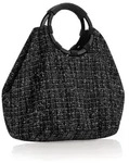 Reisenthel loopbag hobo, Frau, Hobo-Tasche, Rei&szlig;verschlusstasche, Schwarz, Muster,