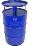 Fassm&ouml;bel Stehtisch Bistro - Tisch Design Partytisch Blau &Oslash; 57cm H&ouml;he108cm - Blau