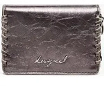 Damen Bronze Portemonnaie mit Stickerei und herausnehmbarem Kartenhalter