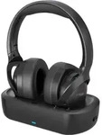 Technaxx TX-350, Kabellos, Anruf/Musik/TV, 20 - 20000 Hz, 600 g, Kopfh&ouml;rer, Schwarz