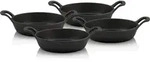 BBQ-Toro Gusseisen Servierpf&auml;nnchen, 4 St&uuml;ck, &Oslash; 16 cm, rund, Gusspfanne,