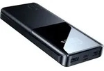 JOYROOM JR-QP191, 10000 mAh, Lithium Polymer (LiPo), 3,7 V, Schwarz - Schwarz