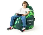 Diablo Kindersitzsack mit F&uuml;llung Sitzsack Gaming Sessel Beanbag Farbe: Craft -