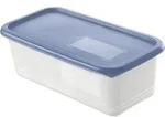 Rotho Gefrierdosen-Set Domino 3 x 1,2 l horizon blau - Blau